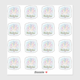 Mardi Gras Maske! Aufkleber