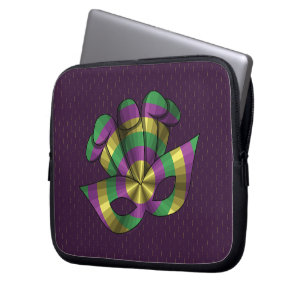 Mardi Gras Maske Laptop Hülle Laptopschutzhülle