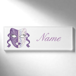 Mardi Gras Maske Thunder_Cove Namenschild