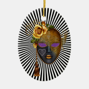 Mardi Gras - Maskerade - SRF Keramikornament