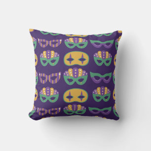 Mardi Gras Masks Kissen