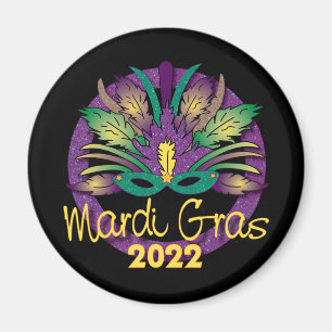 Mardi Gras Masque Magnet - 2022