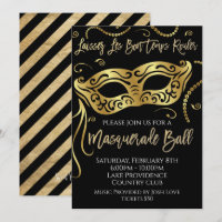 Mardi Gras Masquerade Ball Invitation