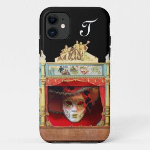 MARDI GRAS MASQUERADE BALL THEATER BÜHNE Monogramm Case-Mate iPhone Hülle