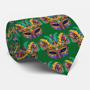 Mardi Gras Masquerade Cravate