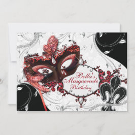 Mardi Gras Masquerade Party Einladungen