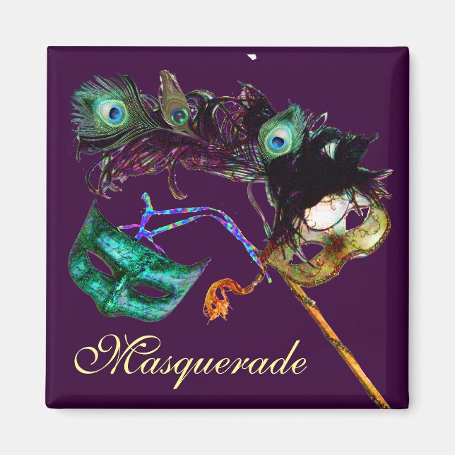 MARDI GRAS MASQUERADE PARTY MAGNET (Vorne)