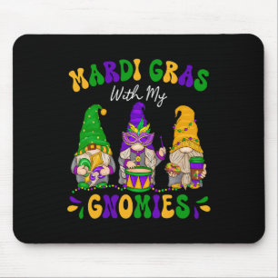 Mardi Gras mit meinen Gnomies Lustige Mardi Gras P Mousepad