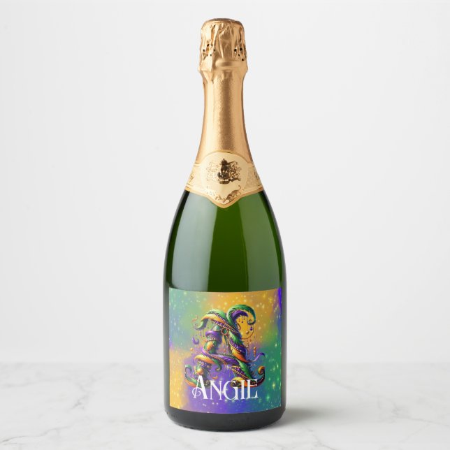 Mardi Gras Monogram Initial A (Vorderseite)
