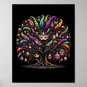 Mardi Gras Museo Cantonale d'Arte Poster