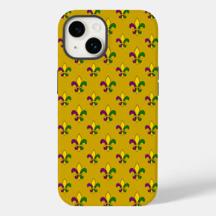 Mardi-Gras-Muster Case-Mate iPhone 14 Hülle