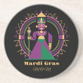 Mardi Gras Mutter 2026 Königin Getränkeuntersetzer