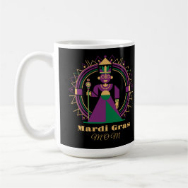 Mardi Gras Mutter 2026 Königin Kaffeetasse