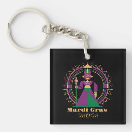 Mardi Gras Mutter 2026 Königin Schlüsselanhänger