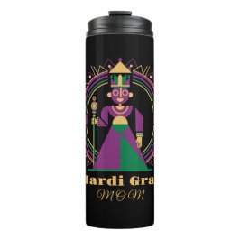 Mardi Gras Mutter 2026 Königin Thermosbecher