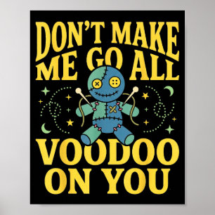 Mardi Gras New Orleans Hexe Voodoo-Doktor Voodoo  Poster