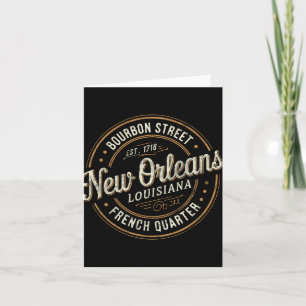 Mardi Gras New Orleans Louisiana Bourbon Street So Karte