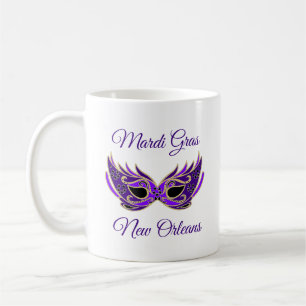 Mardi Gras New Orleans Mask Kaffeetasse