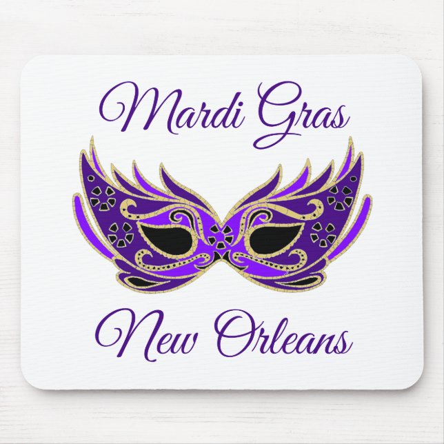 Mardi Gras New Orleans Mask Mousepad (Vorne)