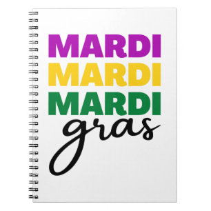 Mardi Gras Notizblock