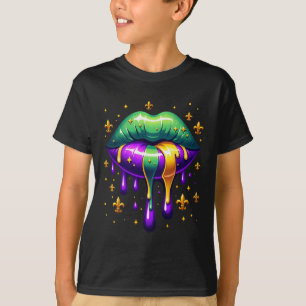 Mardi Gras Outfit Kostüme Männer Frauen Mardi Gras T-Shirt