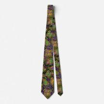 Mardi Gras Paisley Schwarzer Hintergrund