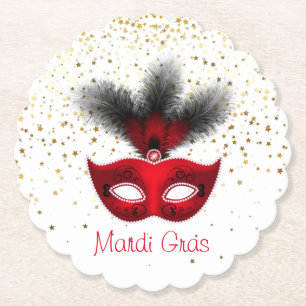 Mardi Gras Paper Untersetzer
