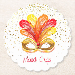 Mardi Gras Paper Untersetzer