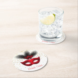 Mardi Gras Paper Untersetzer