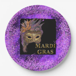 Mardi Gras Pappteller