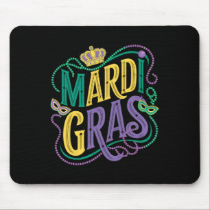 Mardi Gras Parade Womens Girls Party Grafik Mousepad