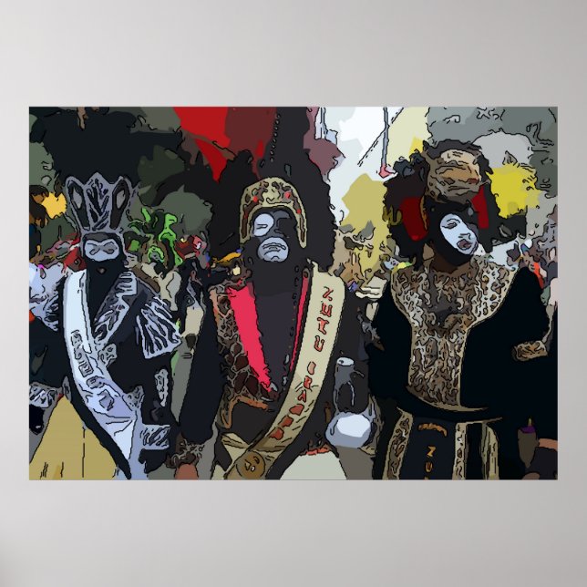 Mardi Gras Paraders Poster (Vorne)