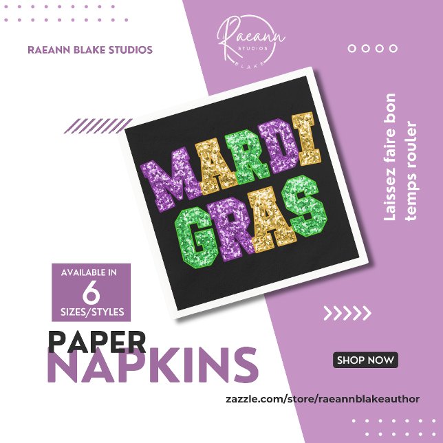 Mardi Gras Partp Paper Napkin Serviette (Von Creator hochgeladen)