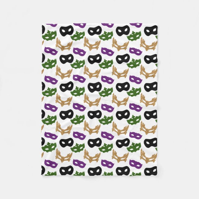 Mardi Gras Party Frische Pasta machen Fleecedecke (Vorderseite)