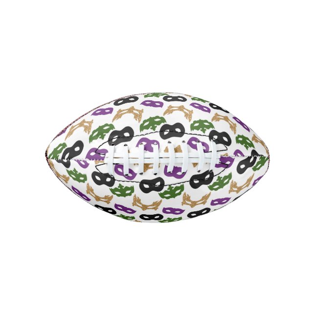 Mardi Gras Party Frische Pasta machen Football (Vorderseite)