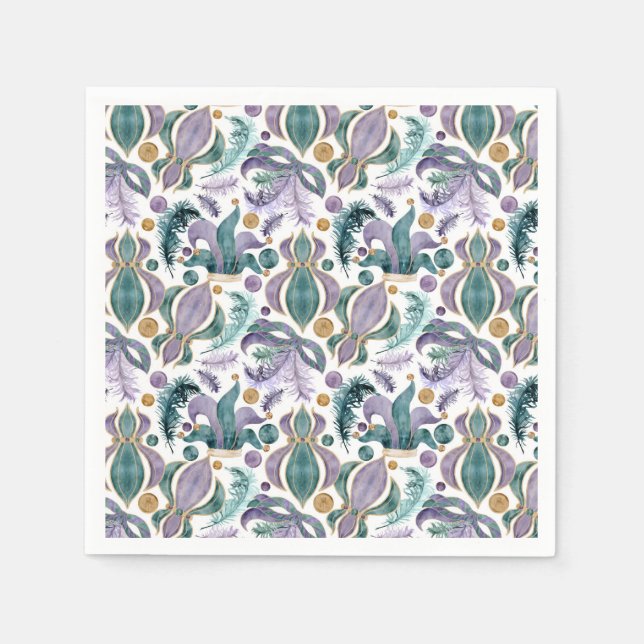 Mardi Gras Party Serviette (Vorderseite)