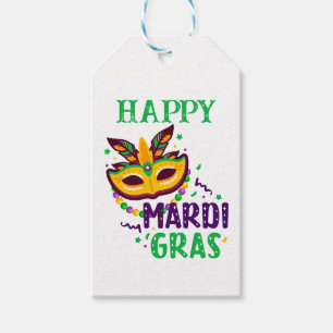 Mardi Gras Personalisierte Gift Tags Geschenkanhänger