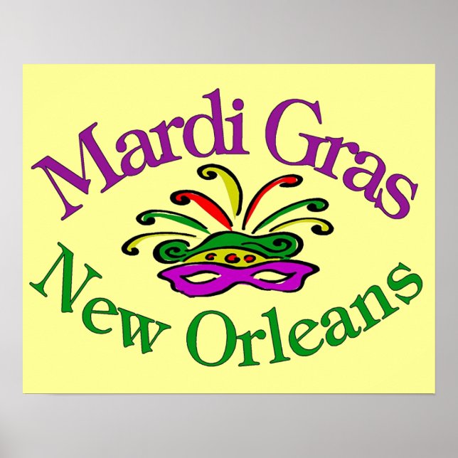 Mardi Gras Poster (Vorne)