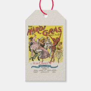 Mardi Gras Poster Geschenkanhänger