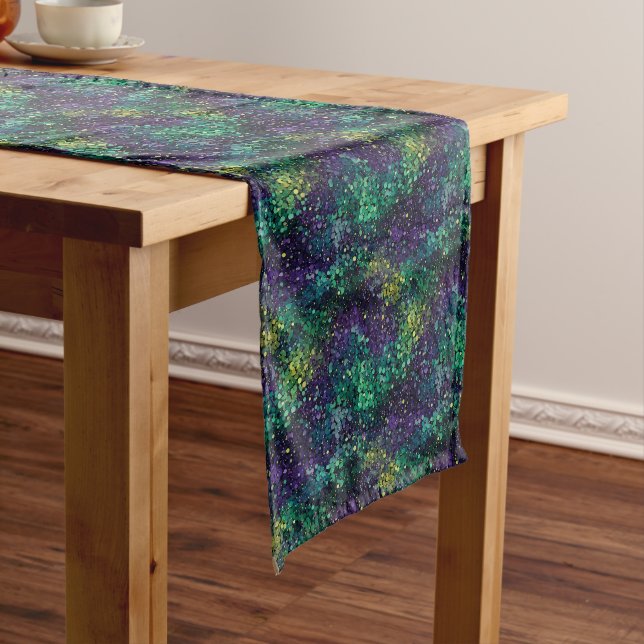 Mardi Gras Print Mittelgroßer Tischläufer (Beispiel)