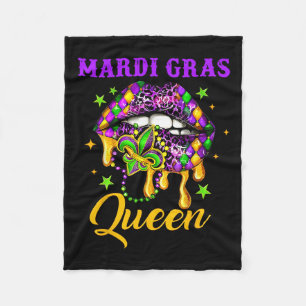 Mardi Gras Queen Parade Kostüm Party Frauen Gesche Fleecedecke