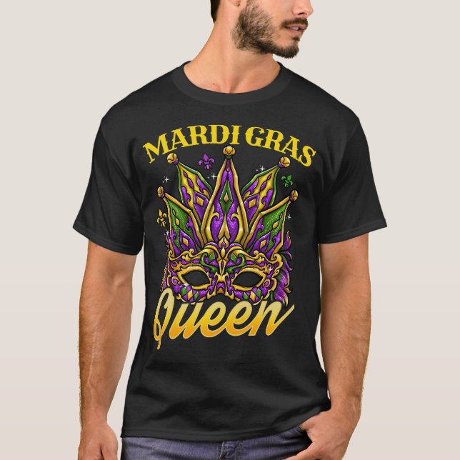 Mardi Gras Queen T-Shirt (Vorderseite)