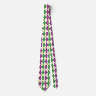 Mardi Gras Raute Herren-Neck-Tie Krawatte