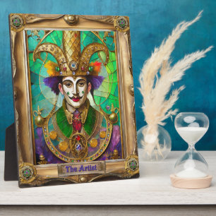 Mardi Gras Realm Portraits - Der Künstler Dali Fotoplatte