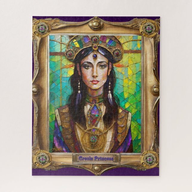 Mardi Gras Realm Portraits - Die kreolische Prinze (Vertikal)