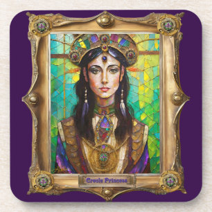 Mardi Gras Realm Portraits - Die kreolische Prinze Getränkeuntersetzer