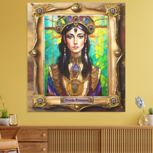 Mardi Gras Realm Portraits - Die kreolische Prinze Leinwanddruck
