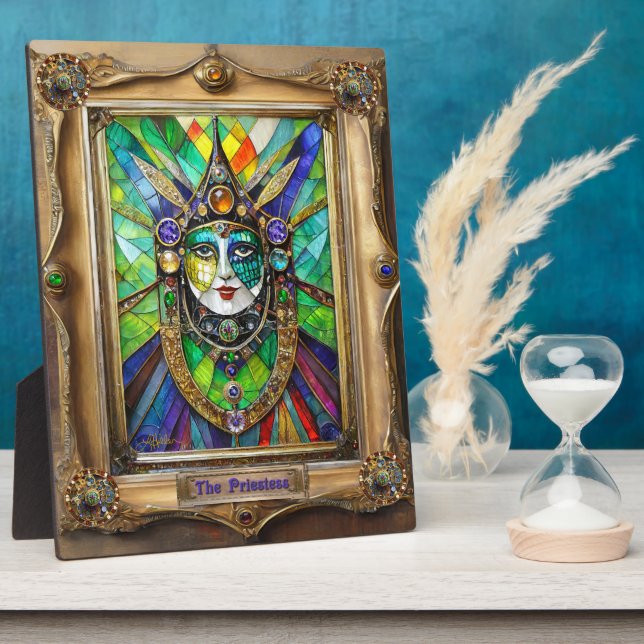 Mardi Gras Realm Portraits - Die Priesterin Fotoplatte (Seite)
