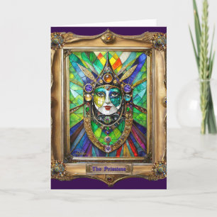 Mardi Gras Realm Portraits - Die Priesterin Karte