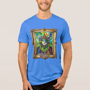 Mardi Gras Realm Portraits - Die Priesterin Tri-Blend Shirt
